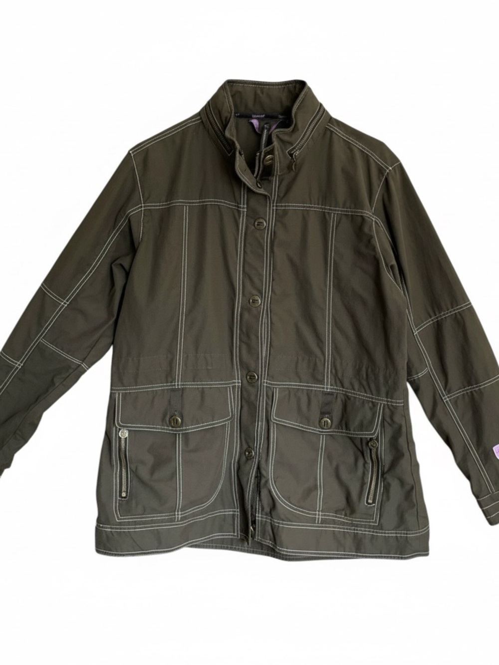 Lakegirl lightweight Women’s Deck Jacket Army Green XL Designed in Minnesota